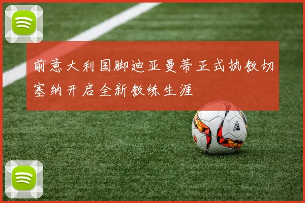 前意大利国脚迪亚曼蒂正式执教切塞纳开启全新教练生涯